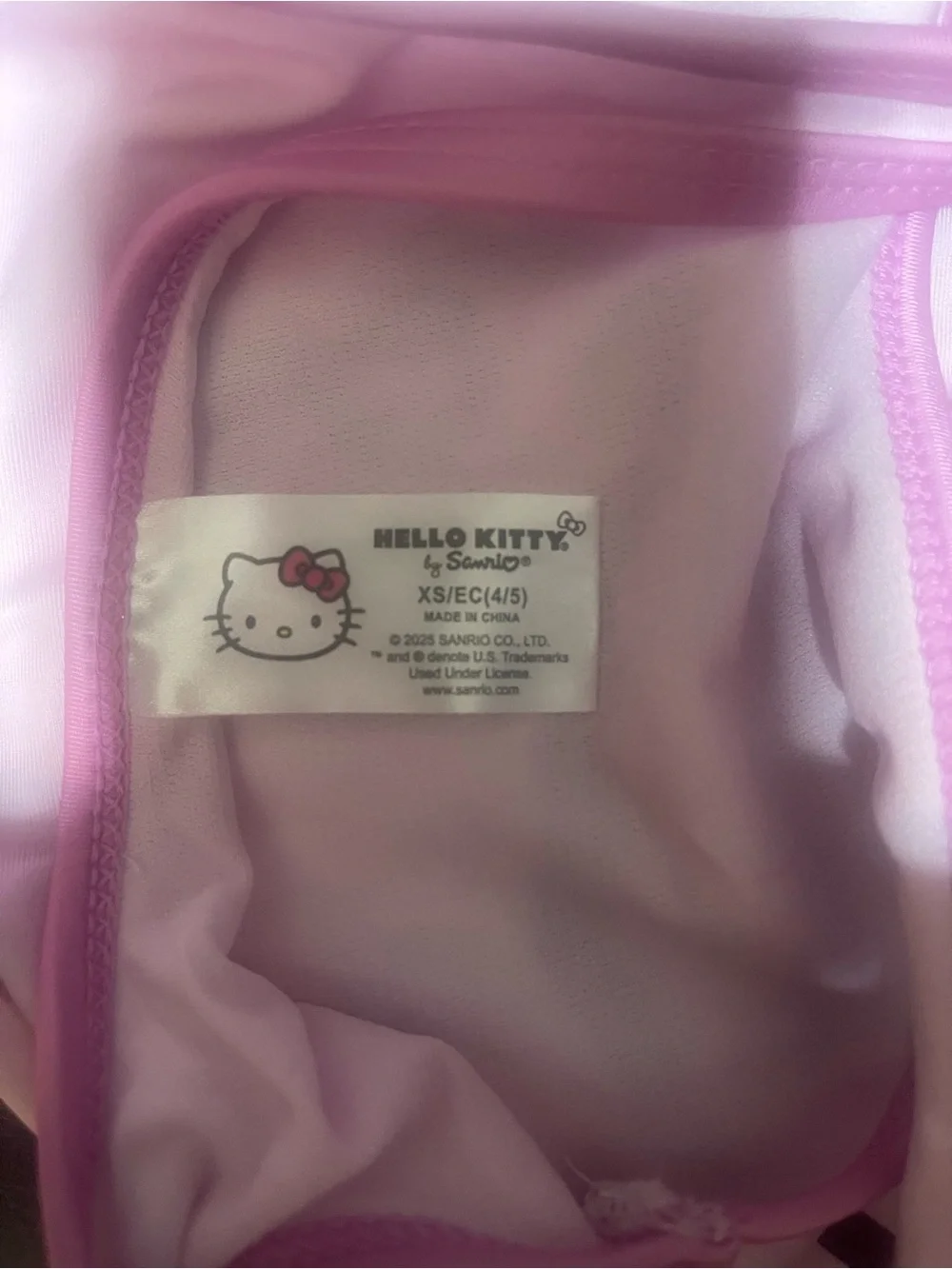 Sanrio Hello Kitty Light and Dark Pink Swimwear
